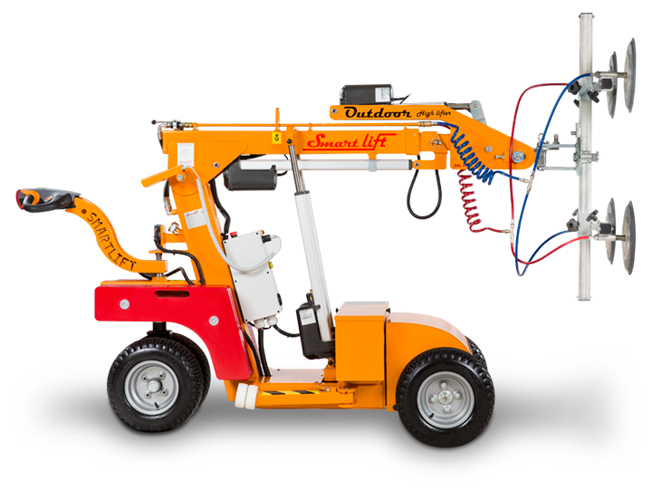 Montasjelift vindu elhydraulisk, vakuum < 400 kg